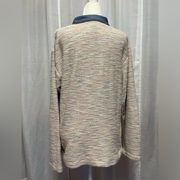 Southern Marsh Pawleys Striped Rope Pullover in White | size XS - Picture 2 of 8